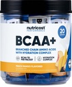 Nutricost BCAA+ Hydration Peach Mango Flavor (20 Stickpacks) - Hydration Kompleks - Gluten-Free, Non-GMO