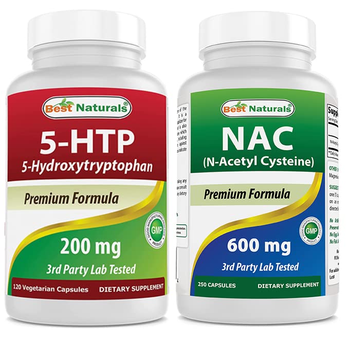 En İyi Doğallar 5HTP 200 mg & NAC - N Acetyl Cysteine 600 mg