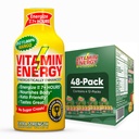 Enerji B12 11,000 Ekstra Kuvvetli Enerji Shot Mango 48 Paketi, 260 mg Natural Caffeine, B12 & B6, Nootropic Focus, Vitality, Zero Sugar, Gluten-Free, Vegan, Kosher, 1.93 fl ozzz