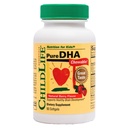 Çocuklar için Saf DHA - DHA Supplements, DHA EPA Omega 3 Supplement, Çocuklar DHA Chewables, Bebek DHA, Toddler için Balık Yağı, Gluten Free - Natural Berry, 90 Softgels (Paket of 1)