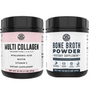 Left Coast Performance Pure Bone Broth ve Multi Collagen Toz Ortak, Saç, Skin ve Nails Support