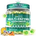 Digestive Enzymes Gummies for Women & Men, Multi-Enzymes with 90Billion CFU Probiotics and Prebiotics & Postbiotic, Fruit Fiber Blend, Super Enzymes for Digestive & Gut Health,Immune,60Cts