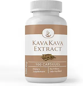 PURE ORIGINAL INGREDIENTS Kava Ekstraksiyonu, (100 Capsules), No Katkılar Or Fillers, Lab