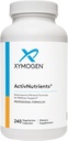 XYMOGEN Demir ve Bakır ile Beslenme - Sağlık, Immune, Enerji ve Mood Destek - Chelated Minerals + Active Bs with Folate (240 Capsules)