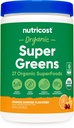 Nutricost Organic Super Greens Powder (30 σερβιρίσματος) Orange Sunrise Flavor - Superfood Supplement Drink Mix