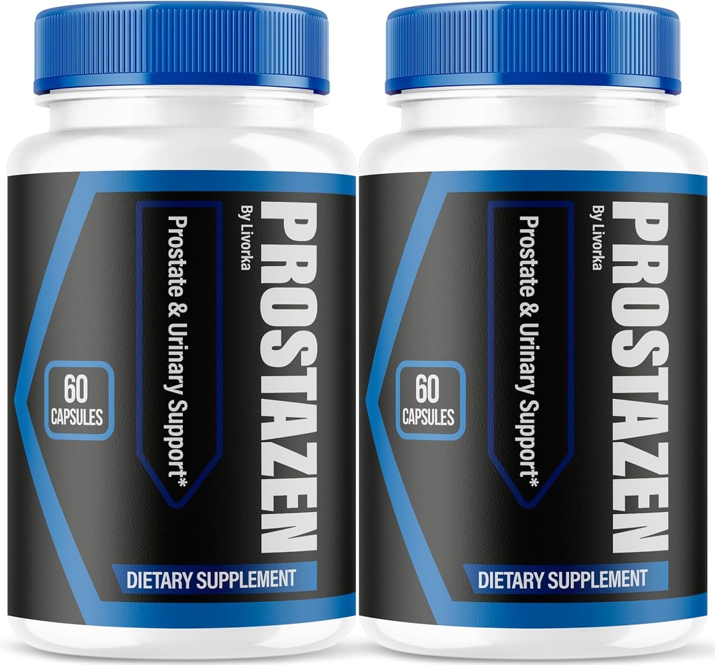 (2 Pack) Κάψουλες Prostazen - Επίσημη συμπλήρωμα χάπια Prostazen για τους άνδρες, όλα τα φυσικά Premium Prostazen Plus για τους άνδρες, Advanced Υποστήριξη φυσική Formula Prostazen κριτική, 120 κάψουλες για 2 μήνες