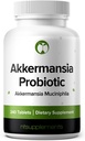 Akkermansia Muciniphila Probiyotik Supplement 240 Tablet 100 Milyon AFU Probiyotiks for Men & Women Supports Intestinal Digestive & Gut Health (240, Akkermansia Muciniphila)
