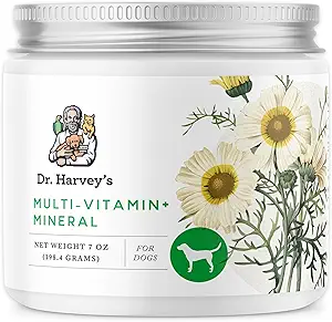 Dr. Harvey's Herbal Multi-Vitamin ve Mineral Supplement for Dogs (7 Ounces)