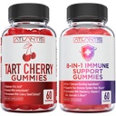 Ατλαντίδα Διατροφή 60 ταρτάκια Cherry Gummies + 8-σε-1 ανοσοποιητική υποστήριξη 60 Gummies