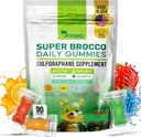 Bossko Sulforaphane Gummies with Omega-3 – Broccoli Sprout Extract, EPA/DHA & Antioksis – Hücre Sağlığı ve Mood Desteği – 90 Vegan Gummies – Karma Berry Flavors – Sugar-Free