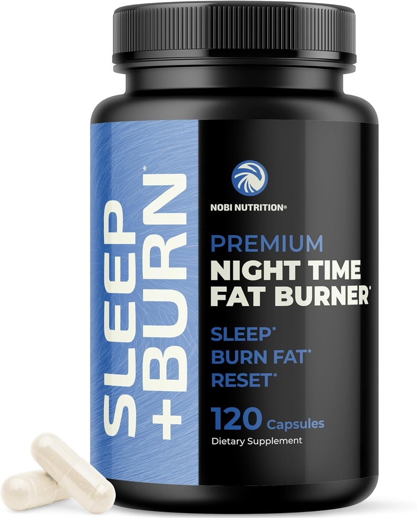 Gece Saati Fat Burner, Uyurken Kırılır | Belly Fat Burner, Carb Blocker ve Kilo Kayıp Destek Supplements | Lose Kilo, Support Metabolism ve Fall Asleep | 120 Nighttime Diyet Pills