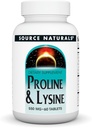 Source Naturals L-Proline & L-Lysine, 550 mg - 60 Tablet