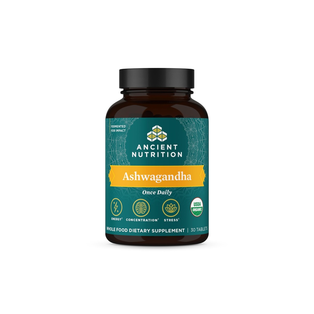 Eski Beslenme Ashwagandha Tabletleri, Stres Yardımı, Enerji, Ruh Clarity ve Concentration, Fatigue ve Anksiousness, Paleo ve Keto Dostu, 30 Capsules