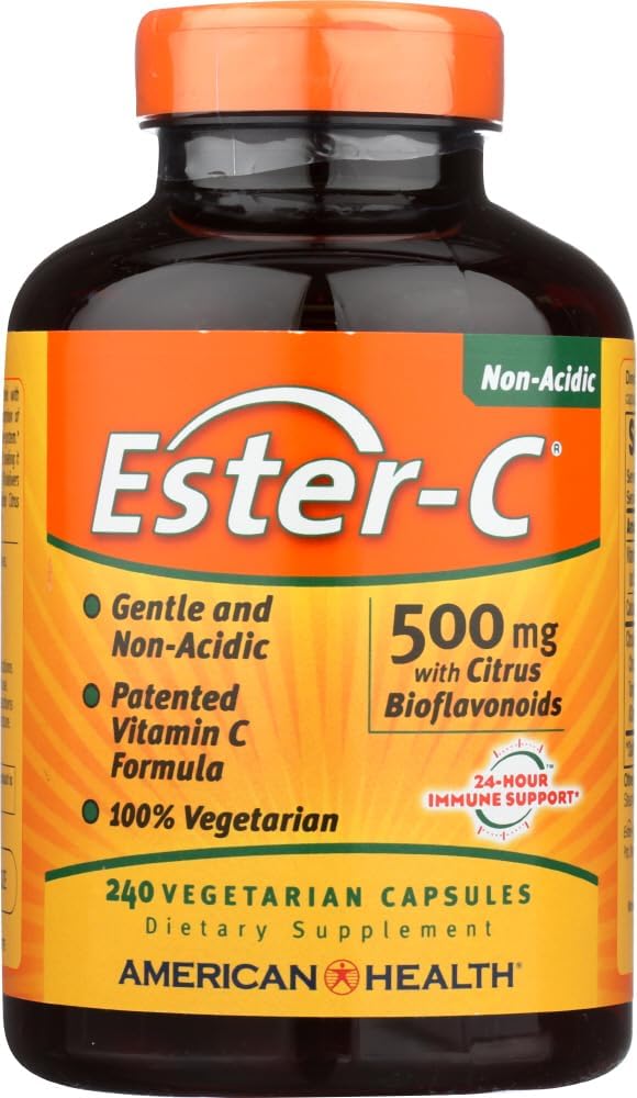 Ester-C 500 Citrus Bioflavonoids ile; Vegetarian
