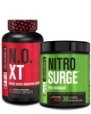 Jacked Factory Pre Workout Stack - N.O XT Nitric Hoffman & NITROSURGE High Energy Pre Workout Fuel