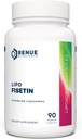 Renue By Science Fisetin | 90 Liposomal Fisetin Supplements - hizmet başına 150 mg Fisetin | Senolytic Supplements | Bio available Formula for Emerg Abors | Non-GMO & Made in the USA