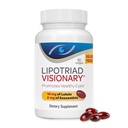 Lipotriad Visionary Eye Vitamins - 90 Capsules - Lutein ve Zeaxanthin Supplements with Other AREDS2 Materialss for Age-Related Vision Support