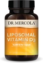 Dr. Mercola Liposomal Vitamin D3 - Destekler Kalp, Bone & Immune Health - 10.000 IU Per - Non-GMO, Soy Free & Gluten Free - 90 Capsules (90 hizmet)