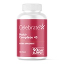 Vitaminler Multi-Complete, 45 mg Iron - Günlük Bariatrik Kol Gaztrektomi ve Gastrik Bypass Cerrahi Hastaları - Temel Vitaminler ve Mineraller (180 Capsules)