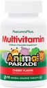 Natures Plus Animal Parade Multivitamin Children's Chewables - Cherry Flavor - 90 Animal-Shaped Tabletler - Sağlık & Well-Being - Vegetarian, Gluten Free - 45 Hizmetler
