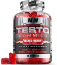 Demir Laboratuvarları Erkekler için Beslenme Testo Gummies (60 Gummies) - Erkekler için Yüksek Kuvvetli Takvor - Özellikler Maca, SMA, çinko ve Selenium - Sugar Free & Vegan Uygun