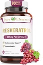 Resveratrol 1450mg Extra Strength Formula to Promote Better Skin and Immunity with Green Tea Extract,Grape Seed Extract,Red Wine Extract and Others 90 Days Supply