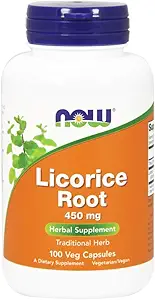 Licorice Root 450mg 100 Καψάκια (πακέτο του 2)
