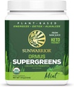 Organik Greens Toz Superfood Kompleksi | Organik Super Greens Toz Probiyotiks Moringa Leaf & Electrolyte Minerals | Vegan Non-GMO No Ek Olmayan Şeker (Mint, 45 Hizmet)