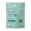 True Grace Men's 40+ One Daily Multivitamin Fermented Minerals, Organic Adaptogens & Μανιτάρια Ολόκληρο το σώμα Ισορροπία Ανοσοποιητικό, Αντοχή, Οστών & Καρδιάς Συμπλήρωμα Υποστήριξης - Μη ΓΤΟ - 90 Χορτοφαγικά Δισκία