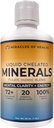 Liquid Chelated Minerals - Organic Humic Fulvic Mineral Blend - 72+ Plant-Based Minerals, 20 Essential Amino Acids - 100% Natural - 1 Month Supply, 32 fl. oz