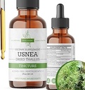 Organik Usnea Liquid Drops - Doğal Immune Support and Respiratory Health for Yetişkinler - Vegan, Alkol Özgür, ABD'de Made, 2 Fl Oz
