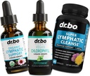 Chlorophyll Liquid Drops Body Detox & Lymphatiage Pills - Vegan Klorophyll Odor Cleanse Supplement Internal Deodorant - Organik Lympha Support Sıvı Drops Lymph Node