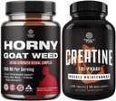Boyy Goat Weed Tür Kompleksi Erkekler ve Kadınlar için Geliştirilen Enerji ve Stamina ve High Strength Tri Kretine Pills - Erkekler ve Kadınlar için Optimal Kas Buildertine Supplement