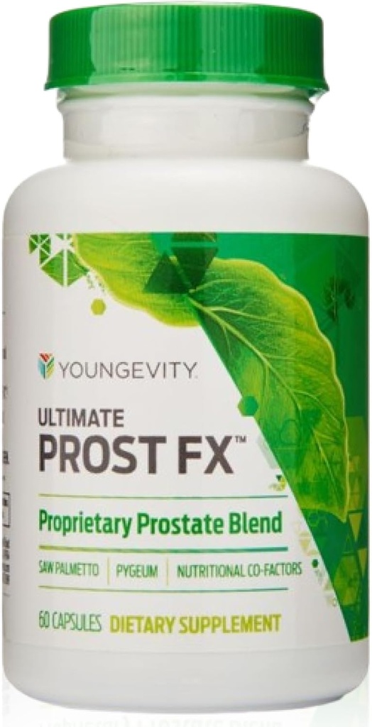 Youngevity Ultimate Prost FxTM - Saw Palmetto + 9 Herb Mix for Men's Prostate Health - Snapchat Support - Urinary and Prostate Supplement - 60 Capsules (Pack of 2)