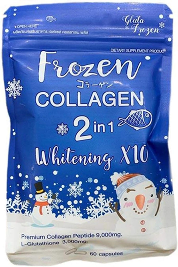 1 Premium Collagen Peptide & Glutathione, 60 Capsules