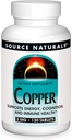 Source Naurals Copper, Supports Energy, Cognition ve Immune Health*, 3 mg - 120 Tablet