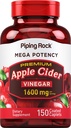 Κάψουλες καψάκιο μηλίτη μήλου Piping Rock 1600mg 