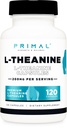 Primal L-Theanine Capsules (120 hizmet, 200 mg Per Service) - Non-GMO, Gluten Free