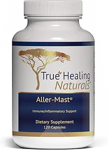 Gerçek şifa Naturals - Aller-Mast - Immune & Response from Allergies & Mast Hücre Aktivasyon - 120 Capsules