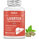 LiverTox – Advanced Liver Detox & Cleanse Formula - Herbal Liver Support with Milk Thistle, Turmeric, Artichoke, Dandelion, Beet & Çinko Liver Function & Digestion | 60 Vegan Capsules
