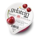 Gelatein Plus Cherry: 20 gram protein. Açık sıvı diyetler için ideal, zorlukları yutmak, diiyaliz ve onkoloji. Büyük pre veya post-workout Snack. (12 paket)