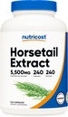 Nutricost Horsetail Extract Capsules (5,500 MG Equivalent Per Hizmet, 240 Hizmet) - GMO, Vegan