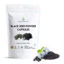Cosmic Element 100% Pure Black Seed Toz Capsules Organik - Vegan Nigella Sativa 450 mg Black Cumin Tohumları Sağlık Için Hizmet Içinde - 60 Capsules