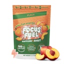 FocusFuel Energy Chews – Peach Flavor (15 Servings) – 100mg Caffeine + Alpha GPC+ L-Theanine + B12, Magnesium – Smooth Focus & Energy – No Crash or Jitters