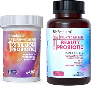 BioEmblem Beauty Probiotics for Women & Probiotics for Women & Men