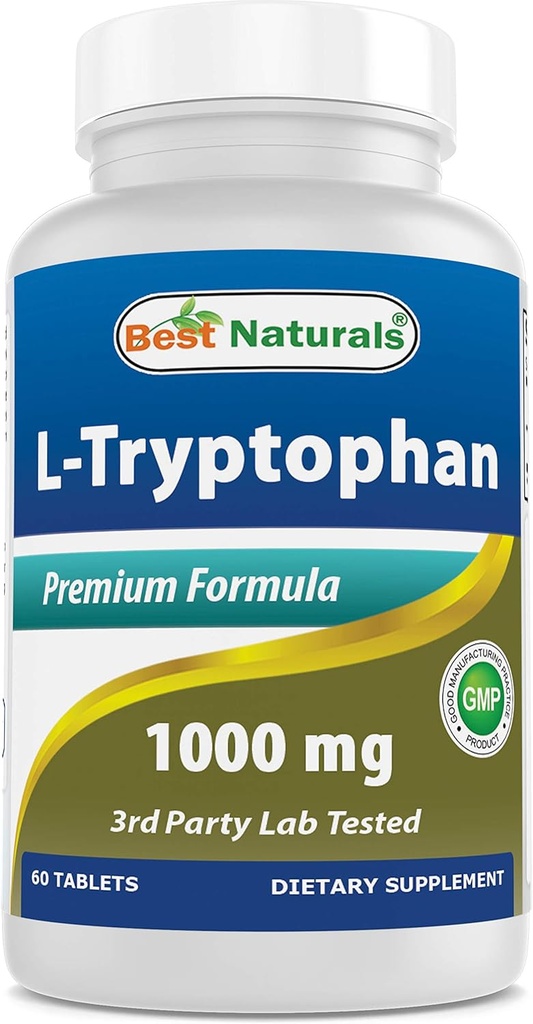 En İyi Doğallar L-Tryptophan 1000 mg 60 Tablet