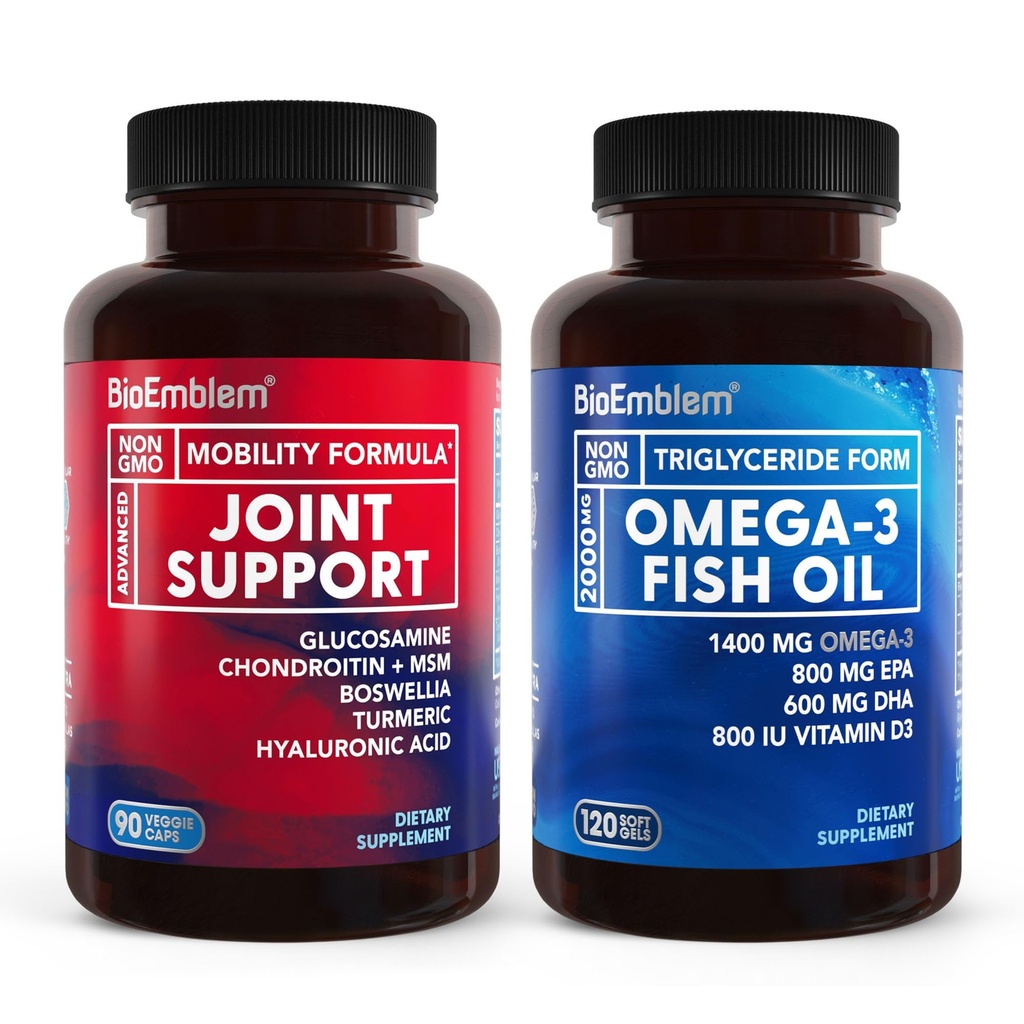 BioEmblem Omega-3 ιχθυέλαιο 2000mg και κοινή υποστήριξη