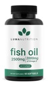 Luma Beslenme Omega 3 Fish Oil Supplement - Ekstra Kuvvet 2500 mg - 2000 mg EPA & DHA - Beyin ve Kalp Sağlığı - 60 Softgels