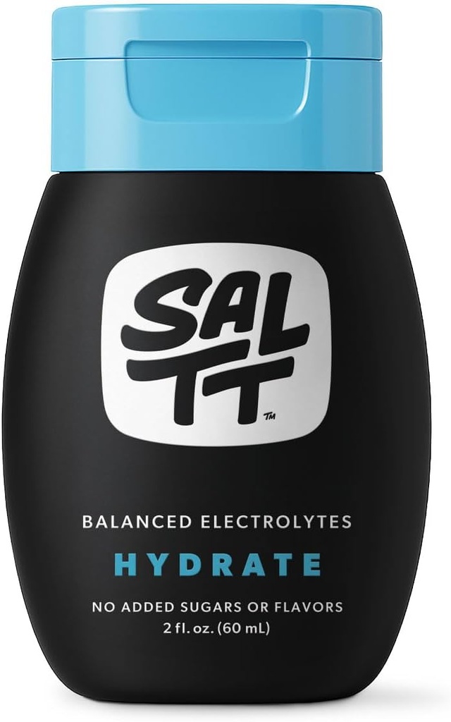 SALTT Hydrate Electrolyte Drops Keto Diets & Διαλείπουσα Νηστεία - Ανοσολογική Υποστήριξη - Χωρίς γλουτένη & Ζάχαρη - Νάτριο, Μαγνήσιο, Κάλιο & Ίχνη Ορυκτά - Χωρίς γεύση - 2 fl oz
