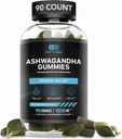 EFFECTIVE NUTRA Ashwagandha Gummies 1500 mg | Stres Yardımı, Immune Support, Calm Mood, Energy | Natural Berry Flavor | 45-Day Supply | Vegan, Gluten-Free, Non-GMO | Supplement for Men & Women (90ct)
